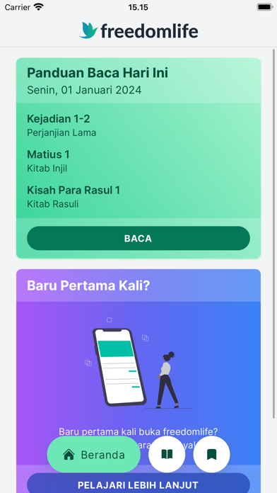 freedomlife - Indonesian Bible Screenshot