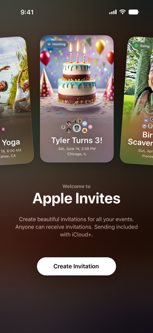 Apple Invites Screenshot