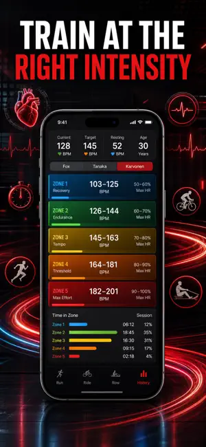 Heart Rate Zones Trainer screenshot 1