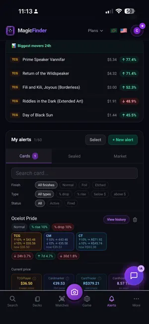 MagicFinder: Scan, Life, Decks screenshot 3