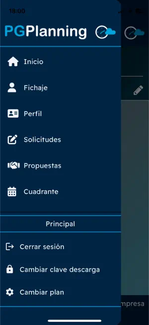 PGPlanning Portal del empleado screenshot 2