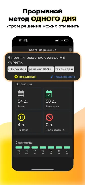 Onlyday: Трекер Привычек, Цели screenshot 2