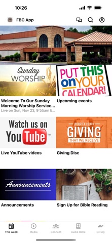 First Baptist-Carrollton App Screenshot 1 of 3