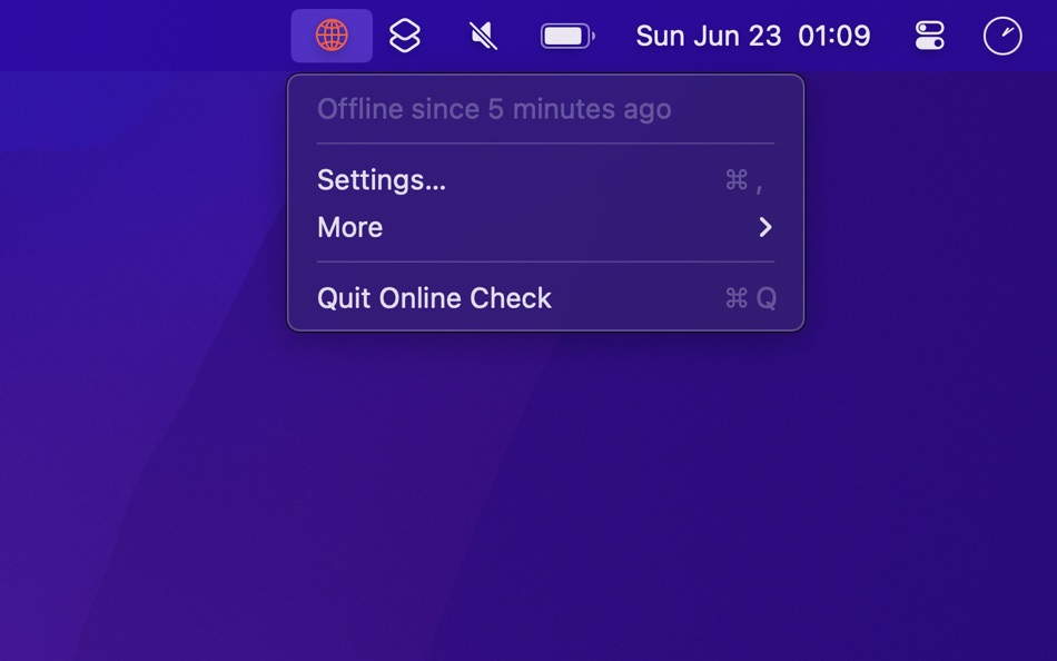 #1. Online Check (macOS) بواسطة: Sindre Sorhus