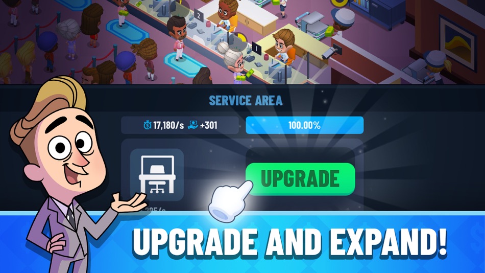 #2. Idle Bank Tycoon: Money Game (iOS) By: Kolibri Games GmbH