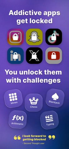 Second Thought: App Blocker Screenshot 2 of 6