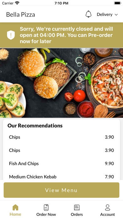 Bella Pizza Dearham Screenshot