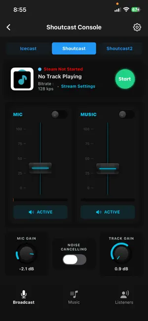 BroadcastSelf: Radio Streamer screenshot 2