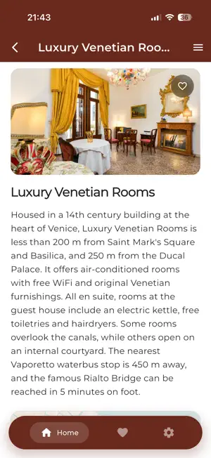 Luxury Venetian Rooms screenshot 2