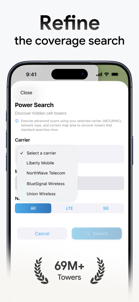 蜂窝网络信号检测 screenshot 2