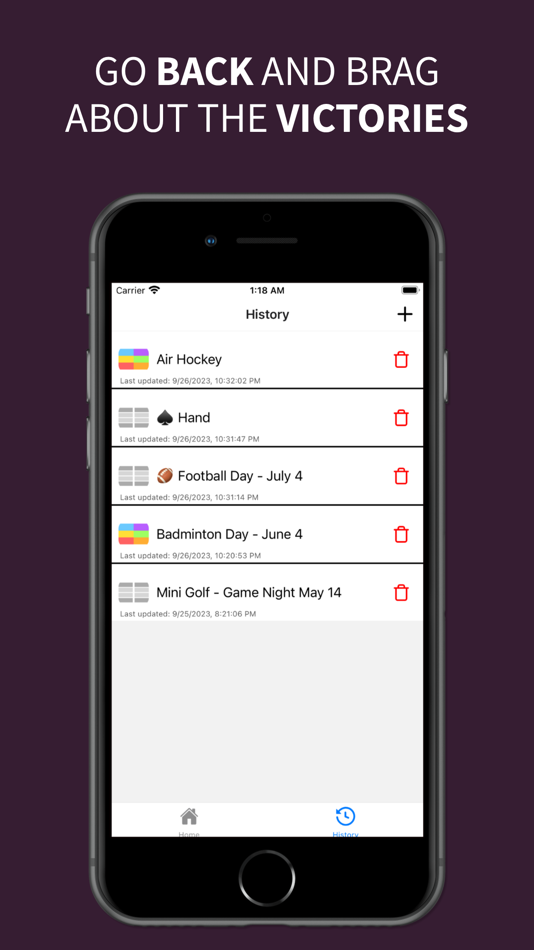 #1. Score: keeping made simple (iOS) Podle: Alail Ayesh