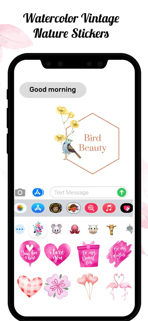Screenshot #3 pour Watercolor Nature Stickers