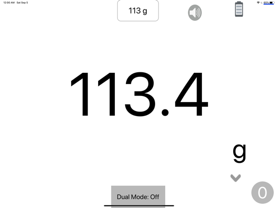 Screenshot #5 pour Just Scale kitchen scale