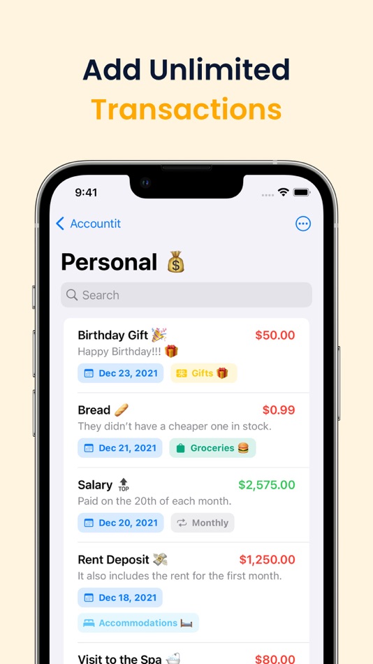 #2. Expense Tracker - Accountit (macOS) 由: DesignTech SIA