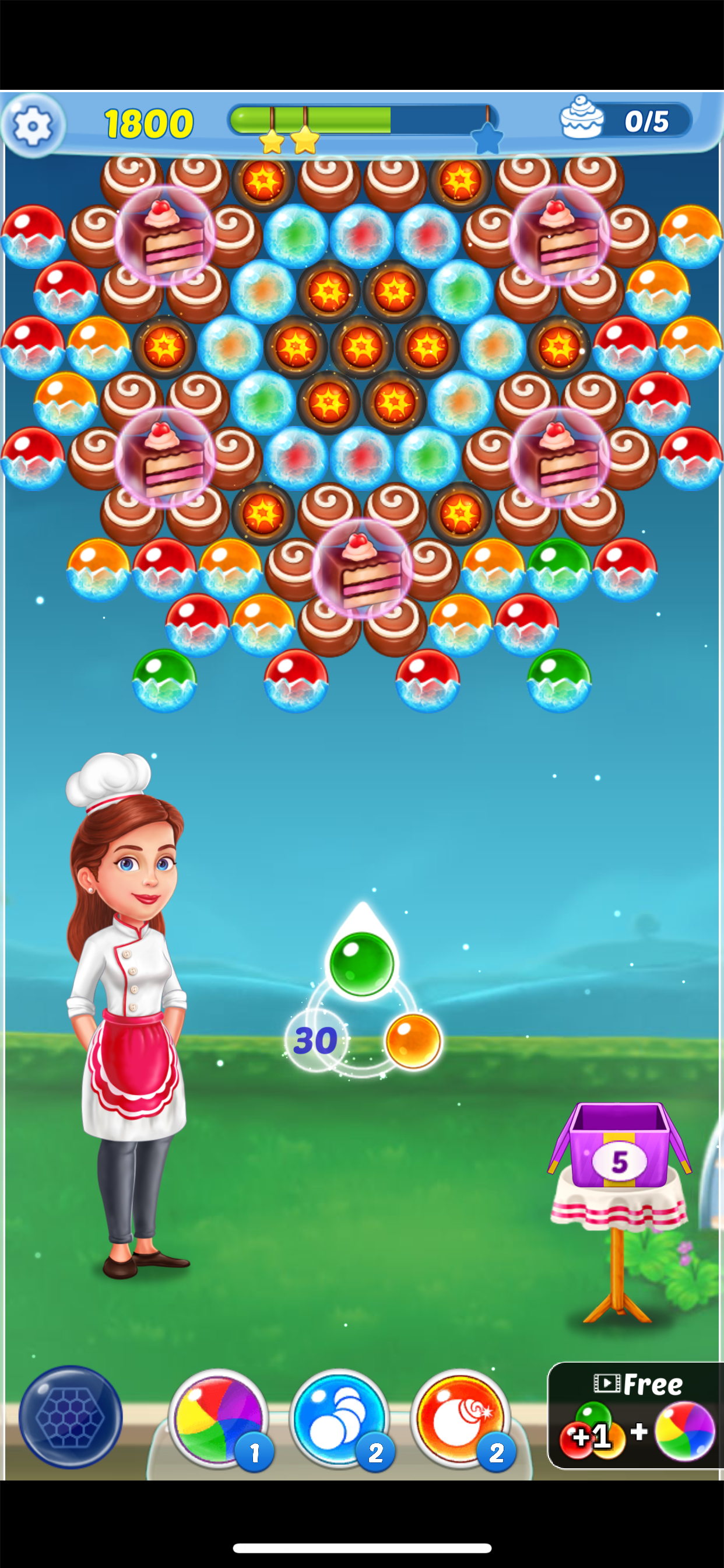 Bubble Shooter Ⓞ Pastry Pop