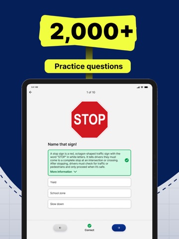 M1 Test Ontario 2026 iPad screenshot