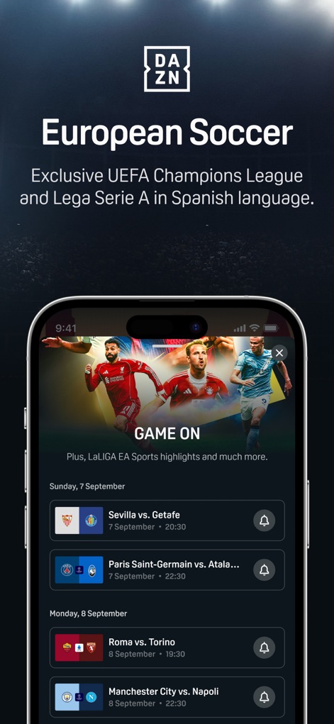 DAZN: Stream Live Sports - Top League Coverage