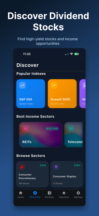 Yieldly: Dividend Tracker Screenshot 1 of 5