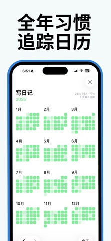 日常习惯: 养成打卡记录极简自律管理 screenshot
