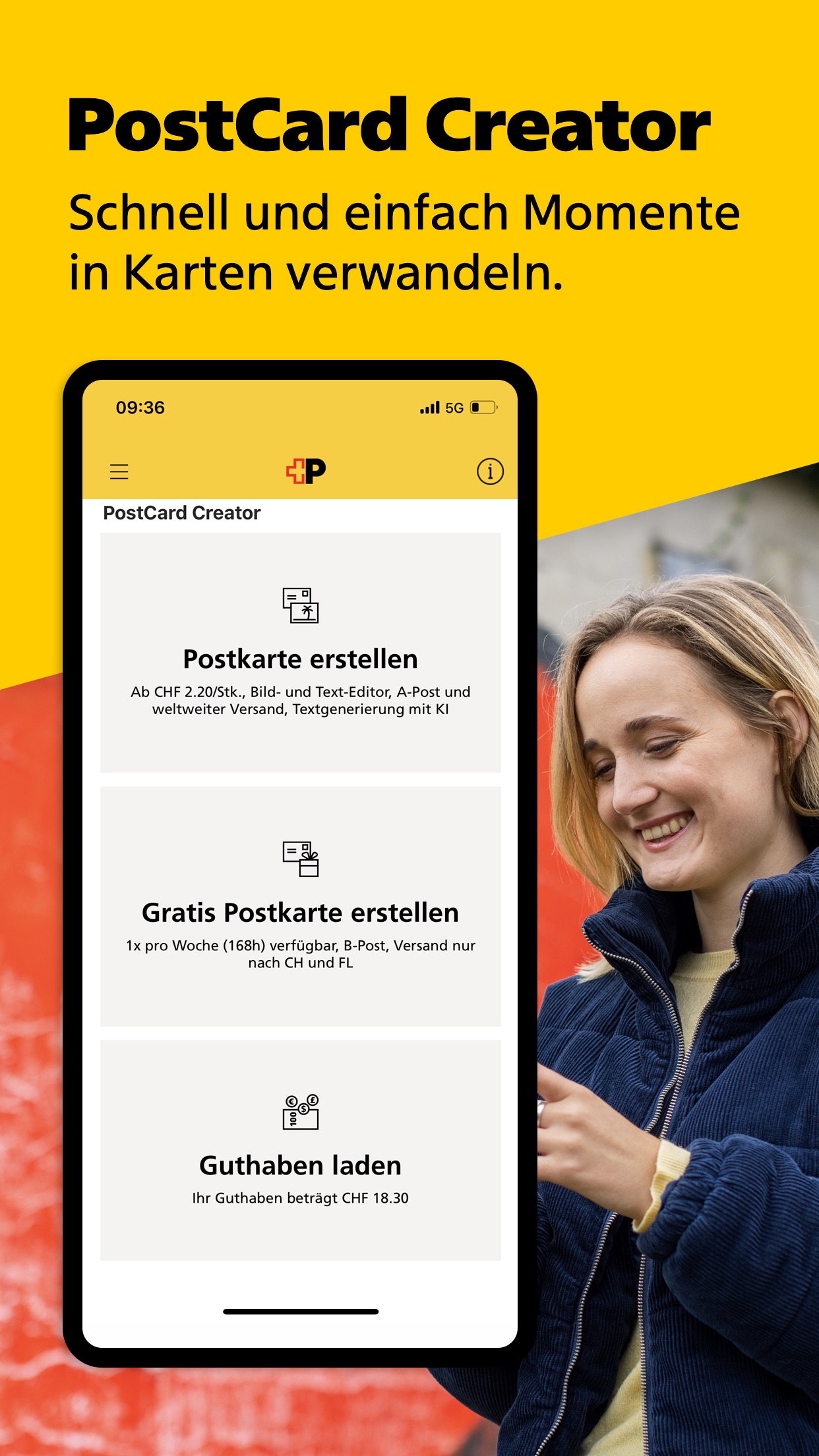 Screenshot 1 of PostCard Creator