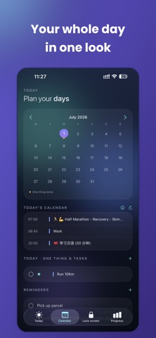 Seen: Goals on Lock Screen Screenshot 2 of 5