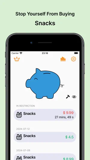 BuyLess: Stop Snacks Addiction screenshot 1