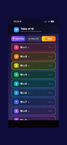 Learn Tables - Pro Screenshot 7 of 9