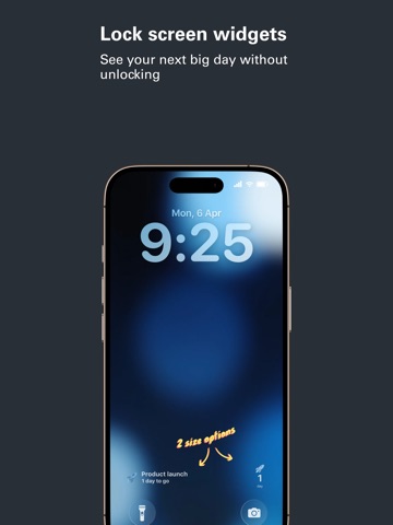 Simple Countdown Widget App iPad screenshot
