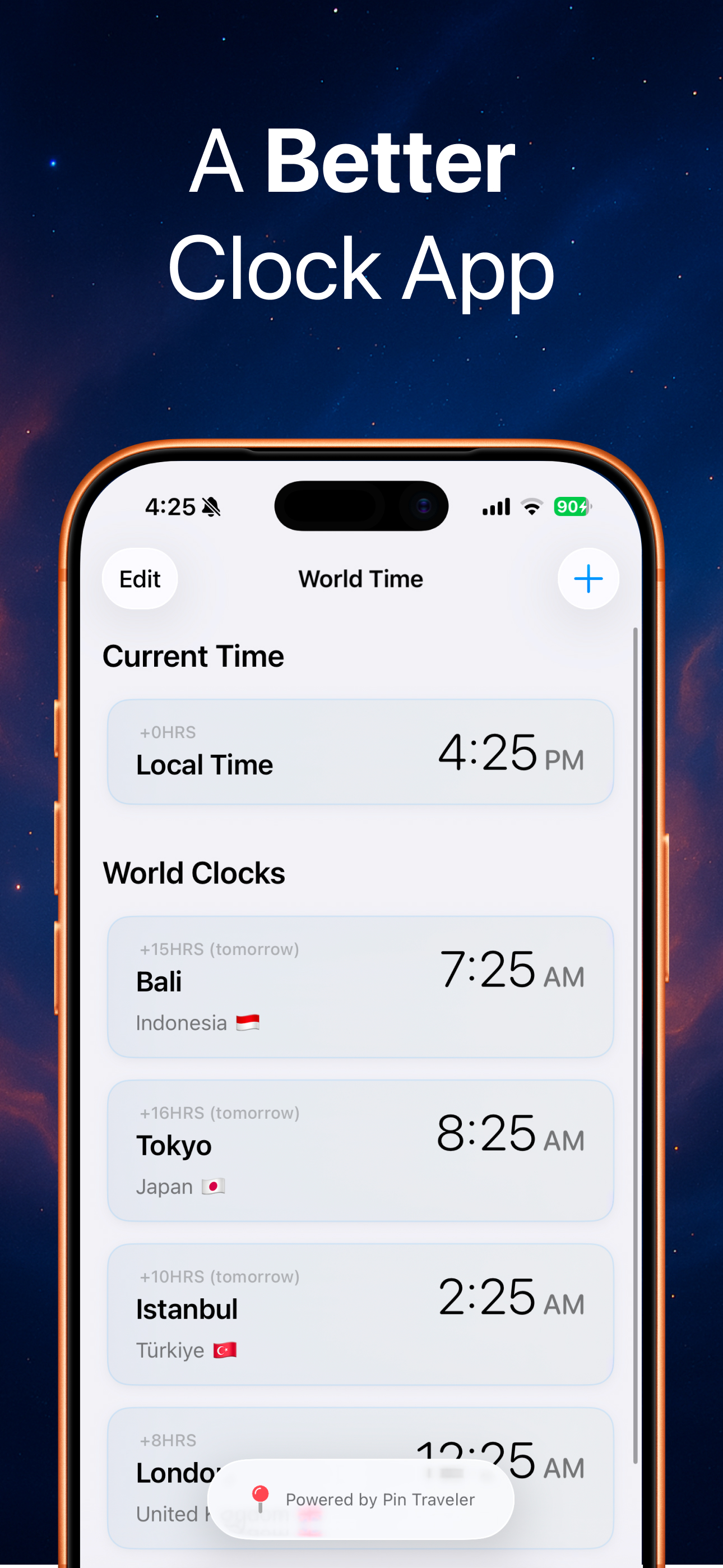 Better Clock: World Timezones