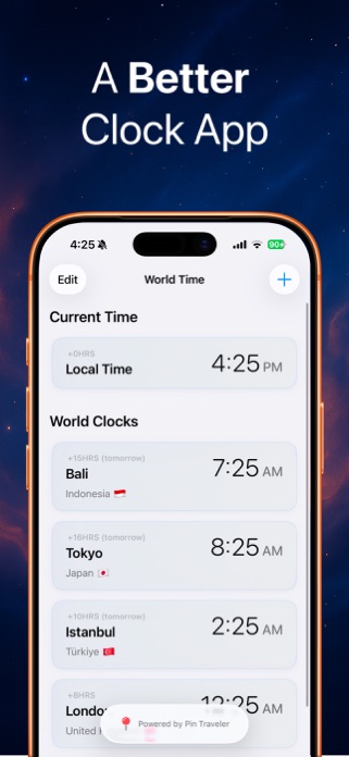 Better Clock: World Timezones Screenshot 1 of 6