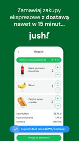 Żabka Jush - zakupy z dostawą screenshot