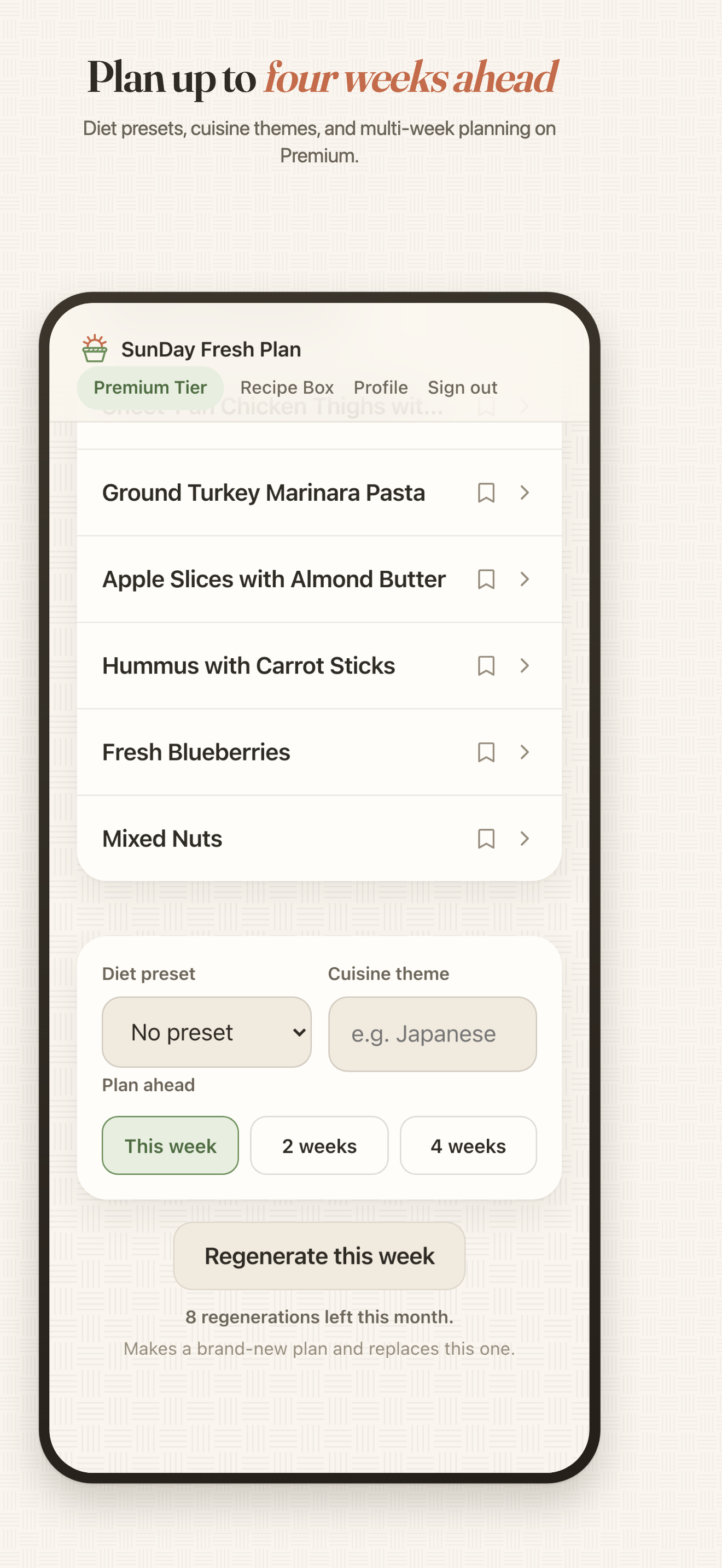 SunDay Fresh Plan screenshot 5