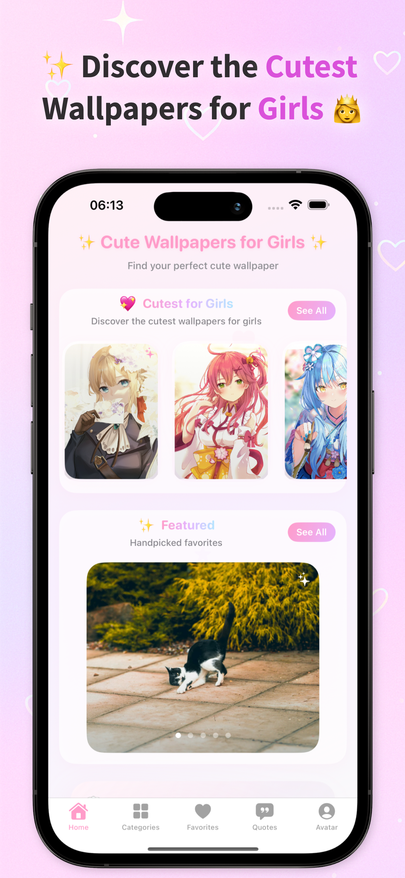 Cute Anime Waifu Wallpapers HD screenshot 4