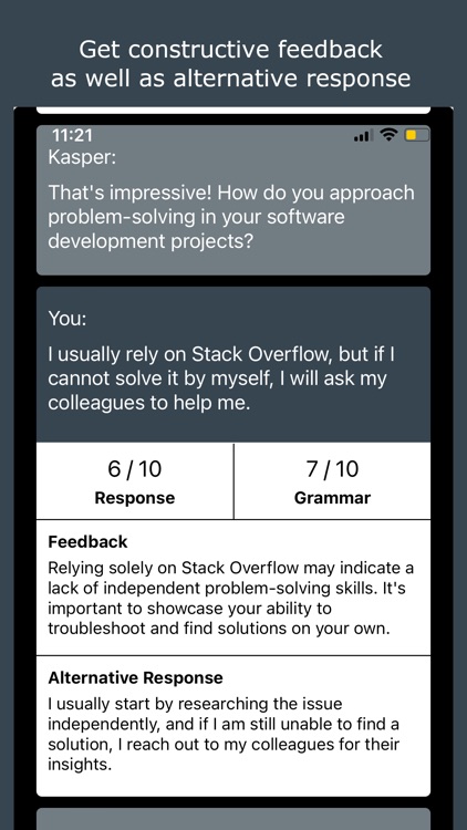 Kasper: AI interview practice screenshot-3