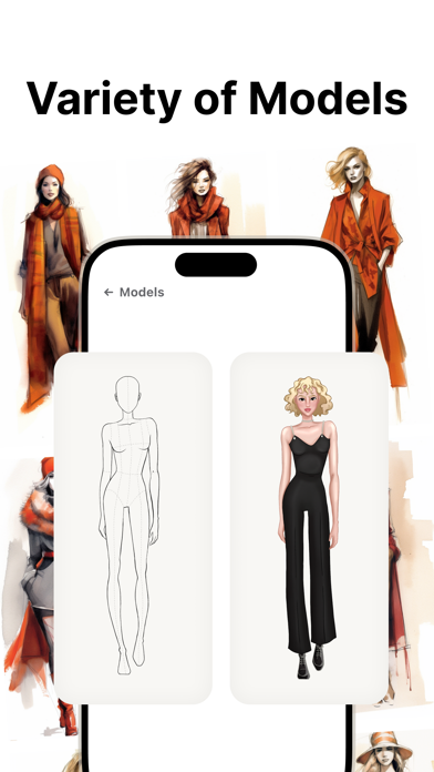 Fashion Design Sketch Tools Screenshot