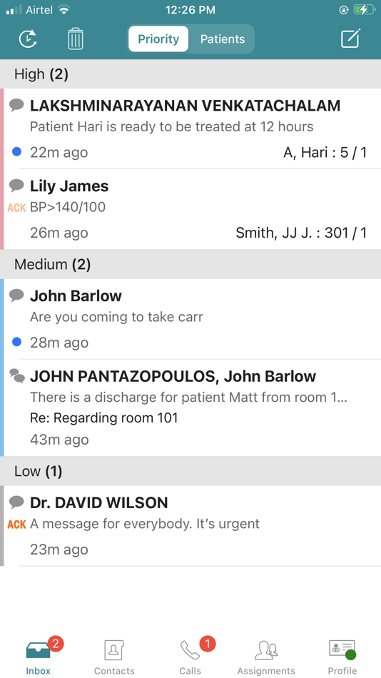 #1. Vocera Edge Comms (iOS) 由: PatientSafe Solutions