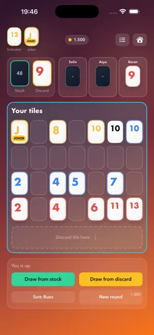 Okey Legends screenshot 2