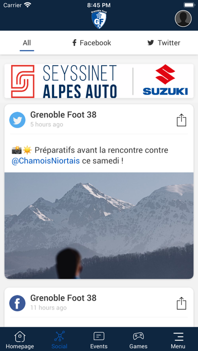 Grenoble Foot 38 Screenshot