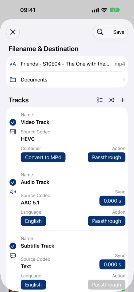 #2. Remuxer (iOS) Fejlesztő: Thomas Bilich