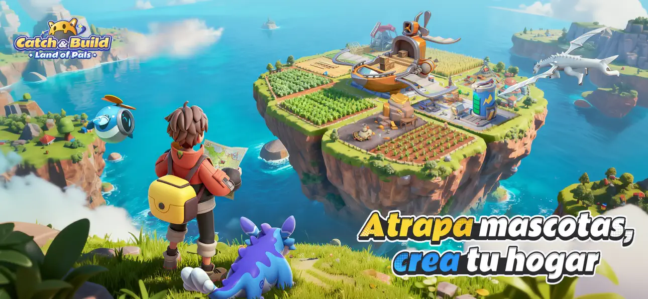 Catch & Build: Lands of Pals iOS Mod IPA screenshot 1 - iOS game interface