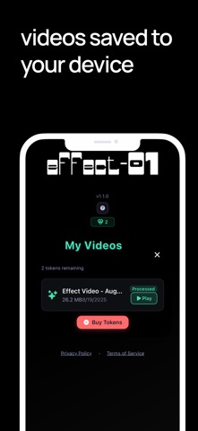 Effect 01 iPhone screenshot
