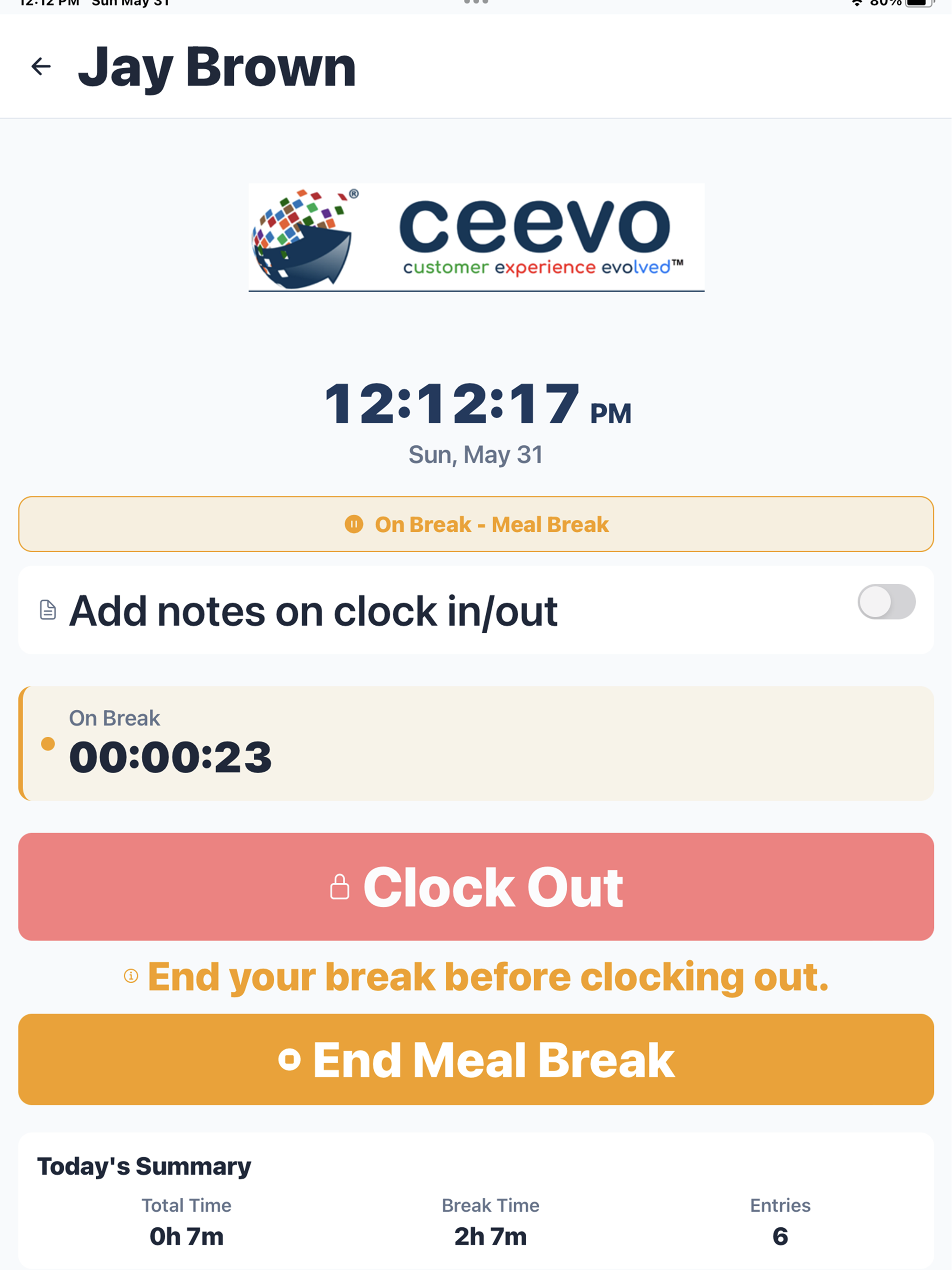 CEEVO Time and Attendance screenshot 15