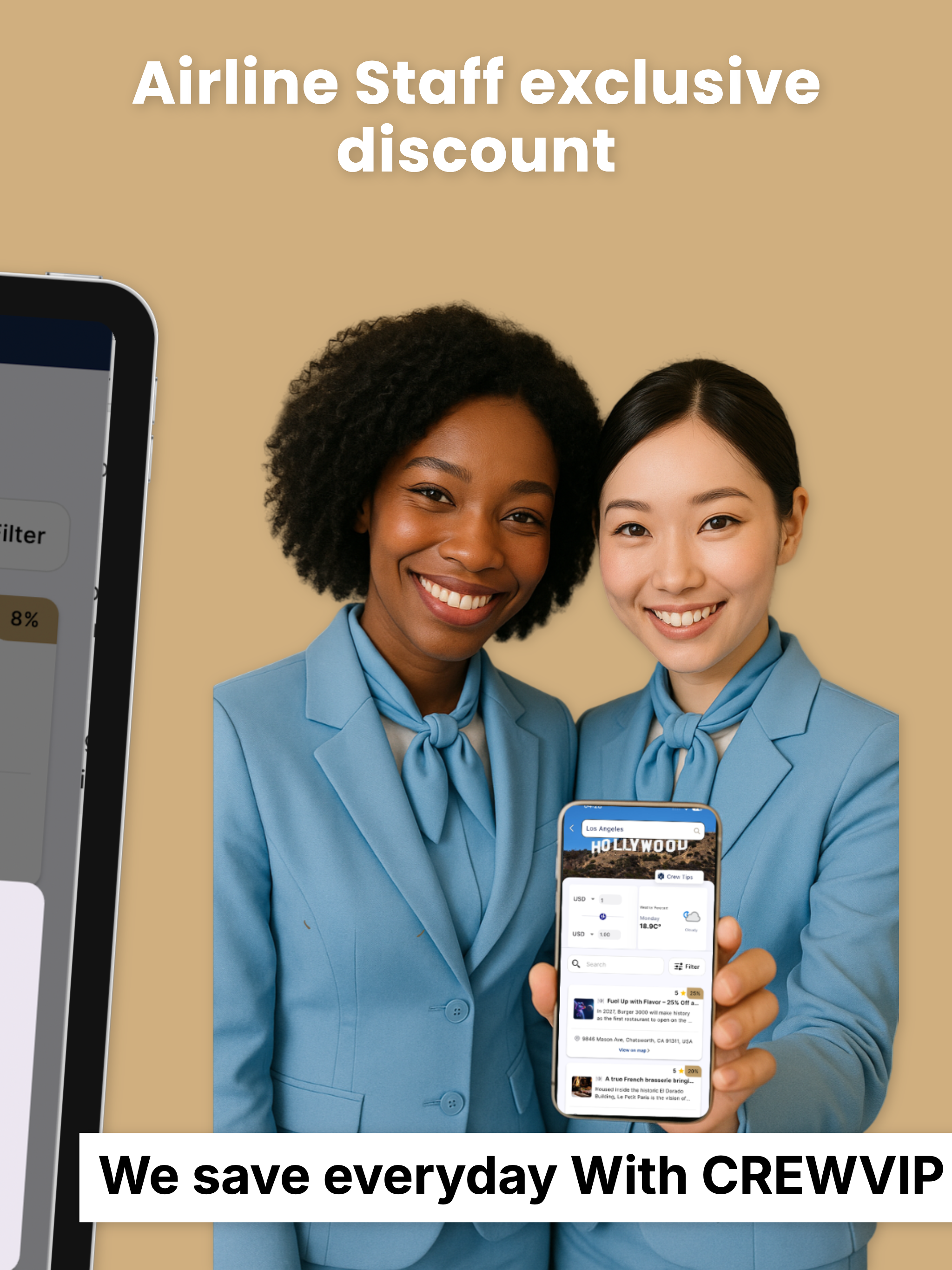CrewVIP AI Airline Staff Perks