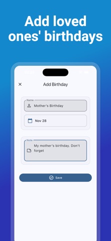 Birthday Countdown | Reminder Screenshot 5 of 7