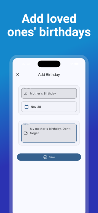 Birthday Countdown | Reminder Screenshot 5 of 7