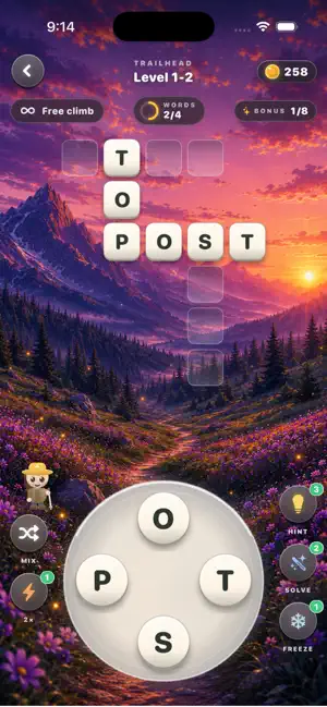 WordPeak - Crosswords Game screenshot 2