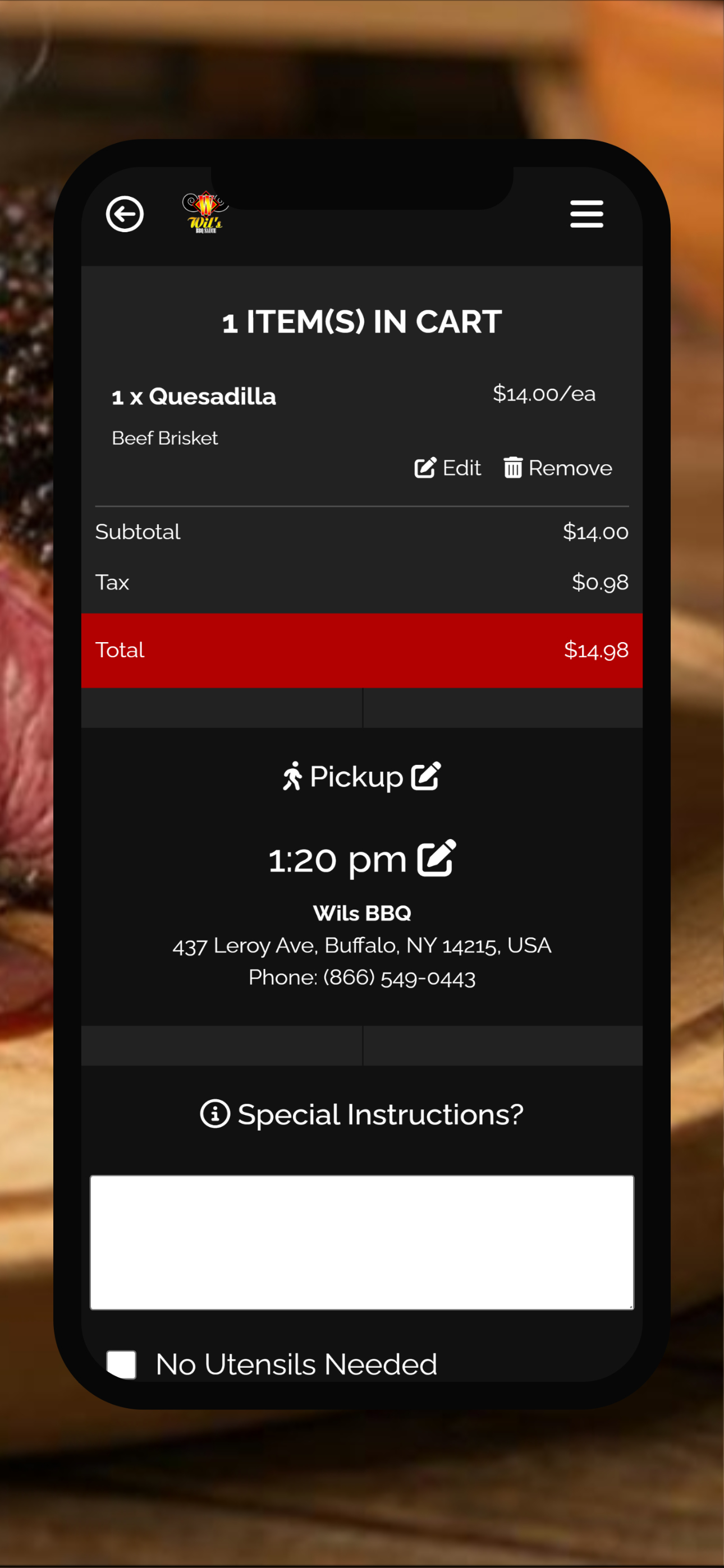 Wil's BBQ Sauce screenshot 4