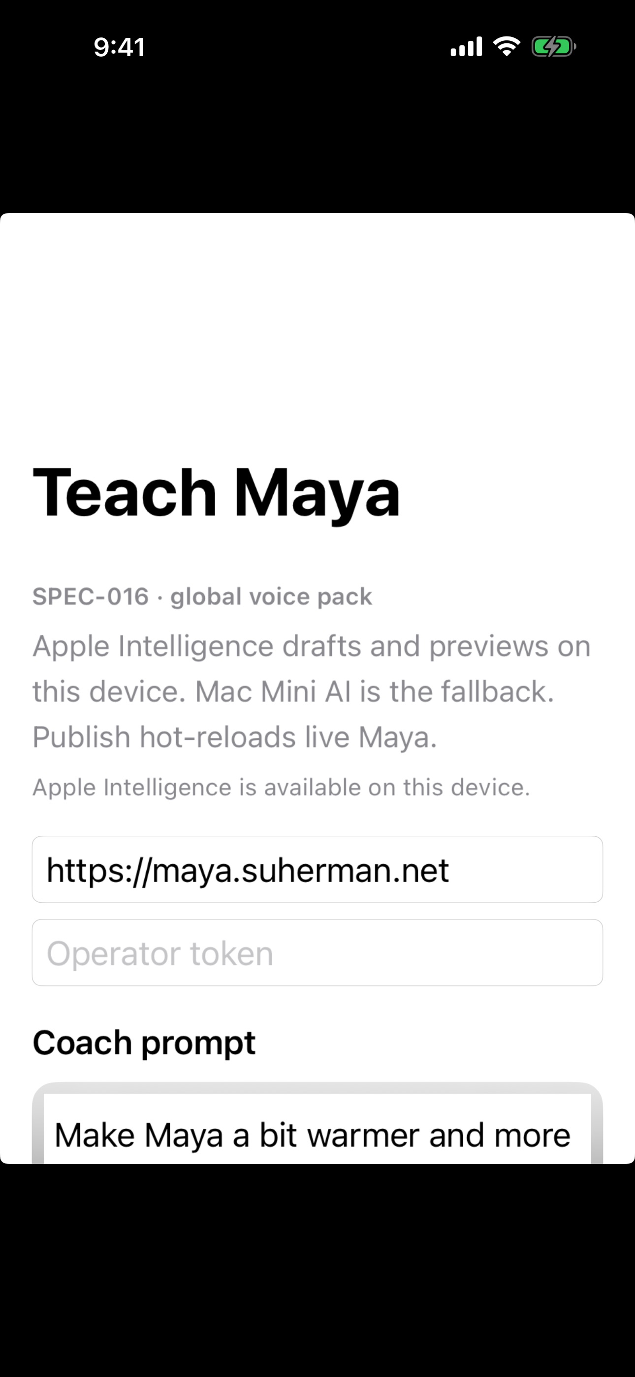 Screenshot 1 of Teach Maya
