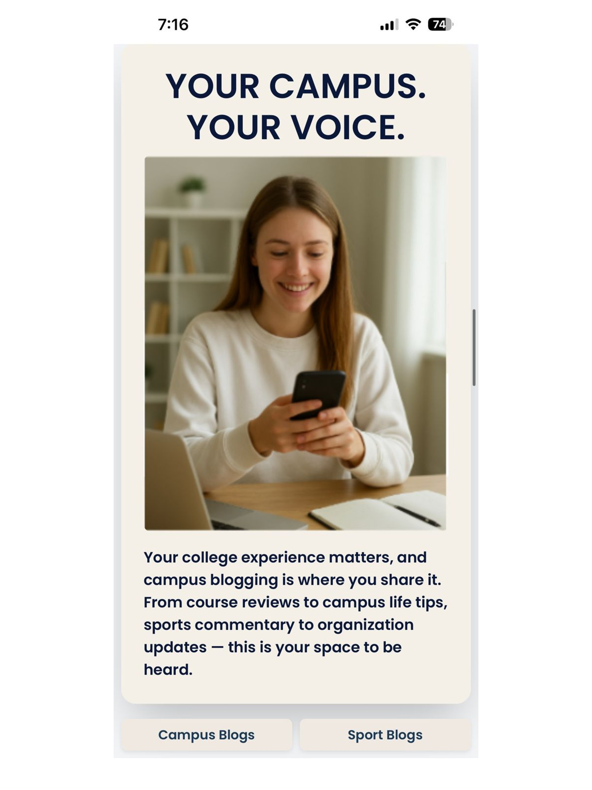 College You And Me screenshot 6