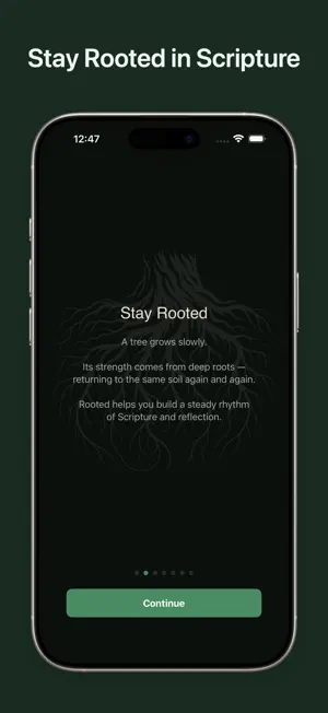 Rooted: Bible Reading & Study screenshot 1